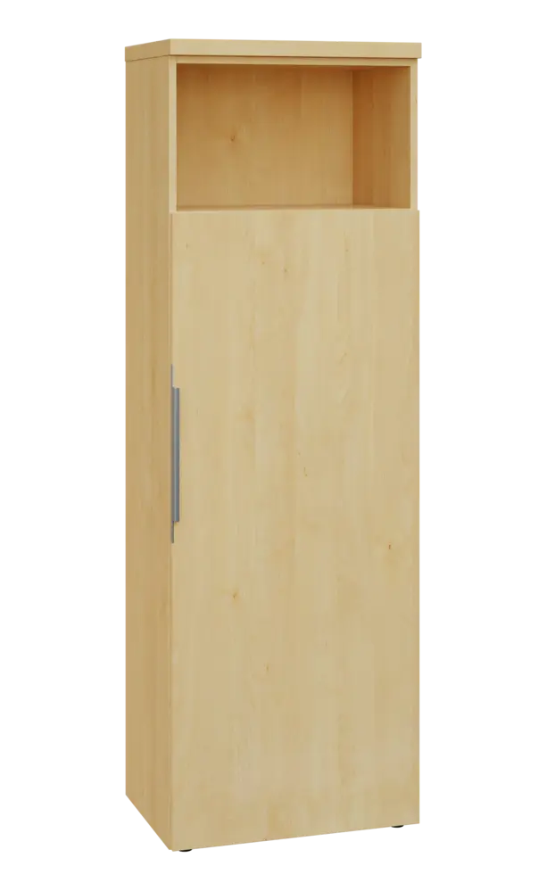 SIN 5 - 6DN kancelářská skříň, 1-dveřová/nika, pravá, 1820x600x400, javor horský